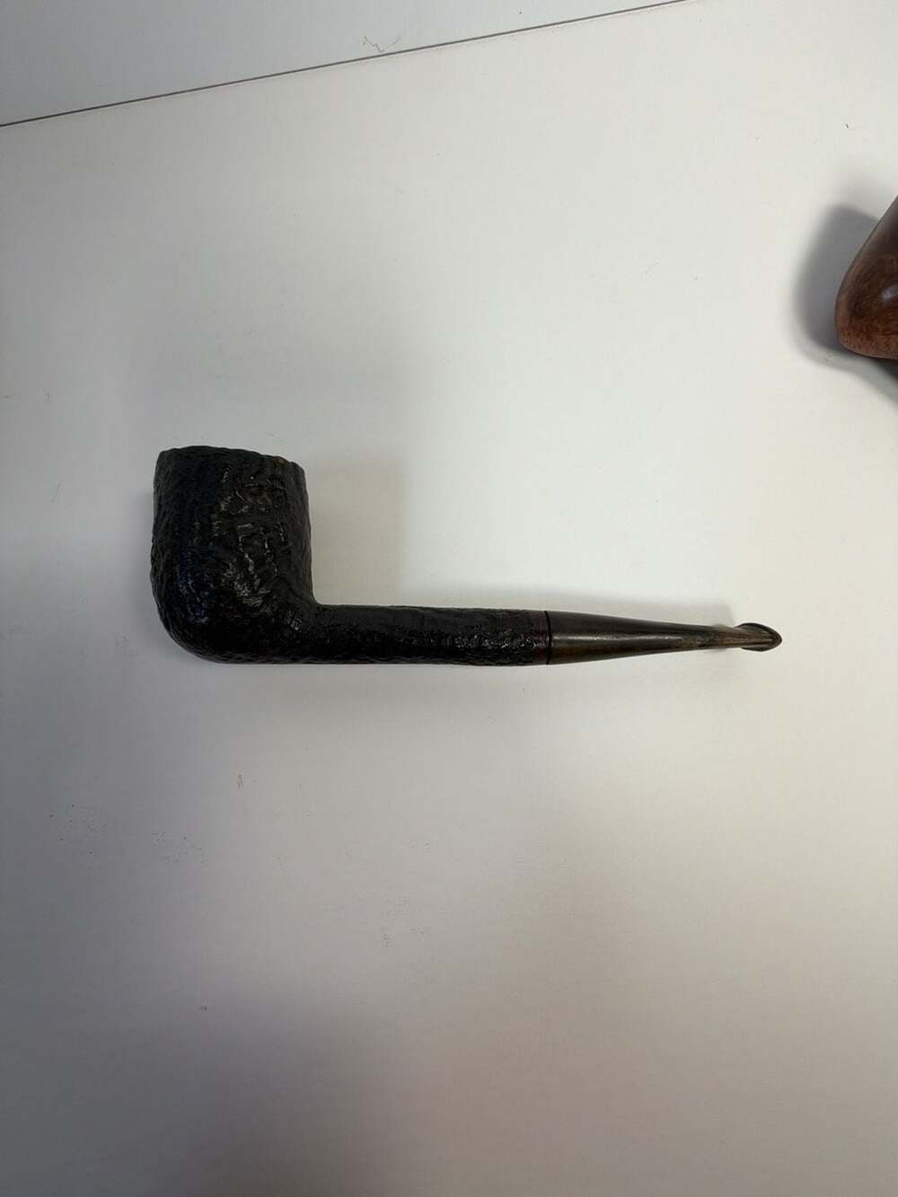 Vintage Genuine Sandblast Made in England Tobacco Pipe
